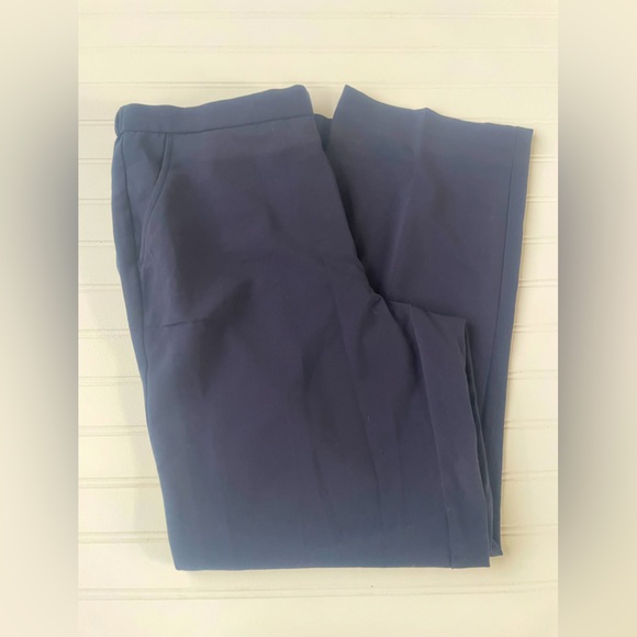 Croft & Barrow- Navy Slacks 14 Short - Picture 1 of 5